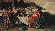 Dirck Hals Amusing Party in the Open Air oil